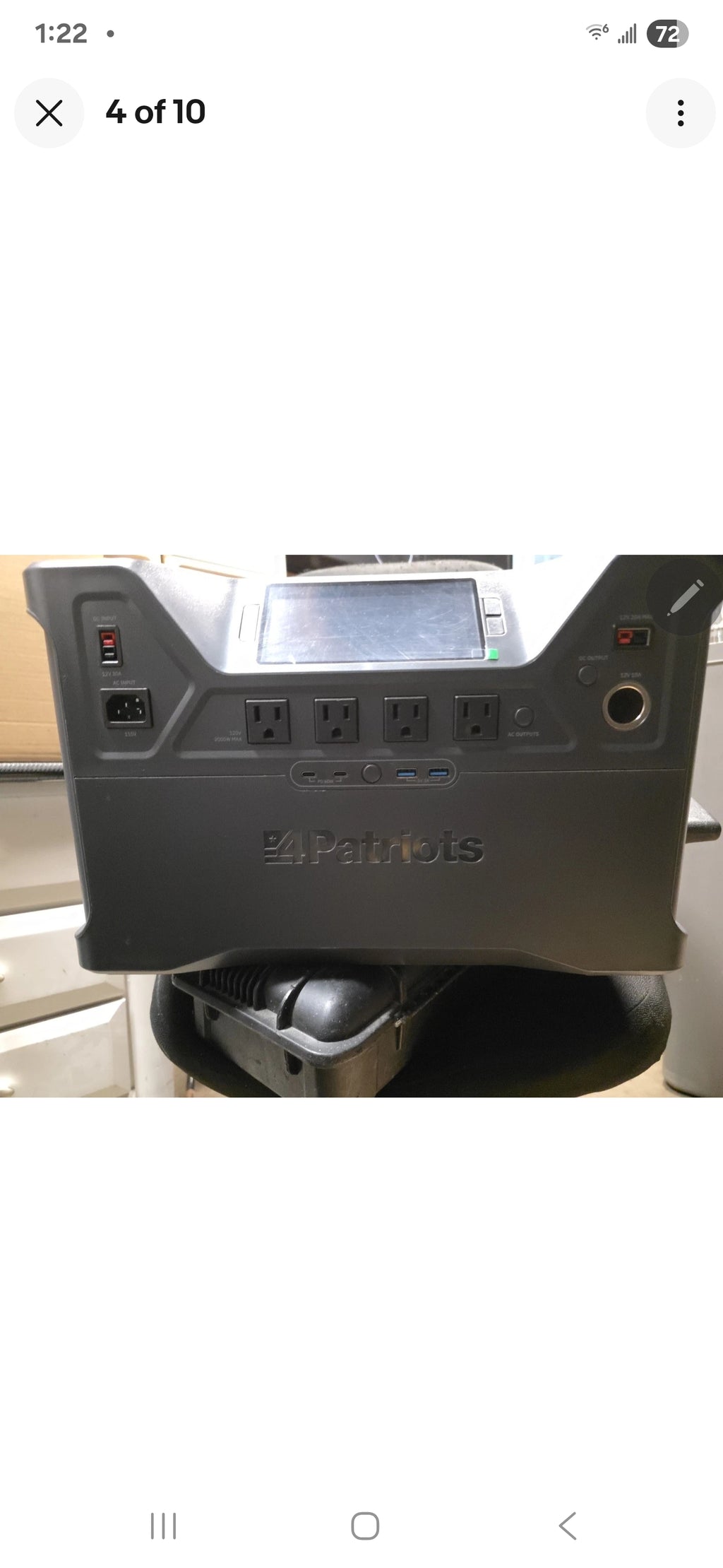Patriot Power Solar Generator 2000X