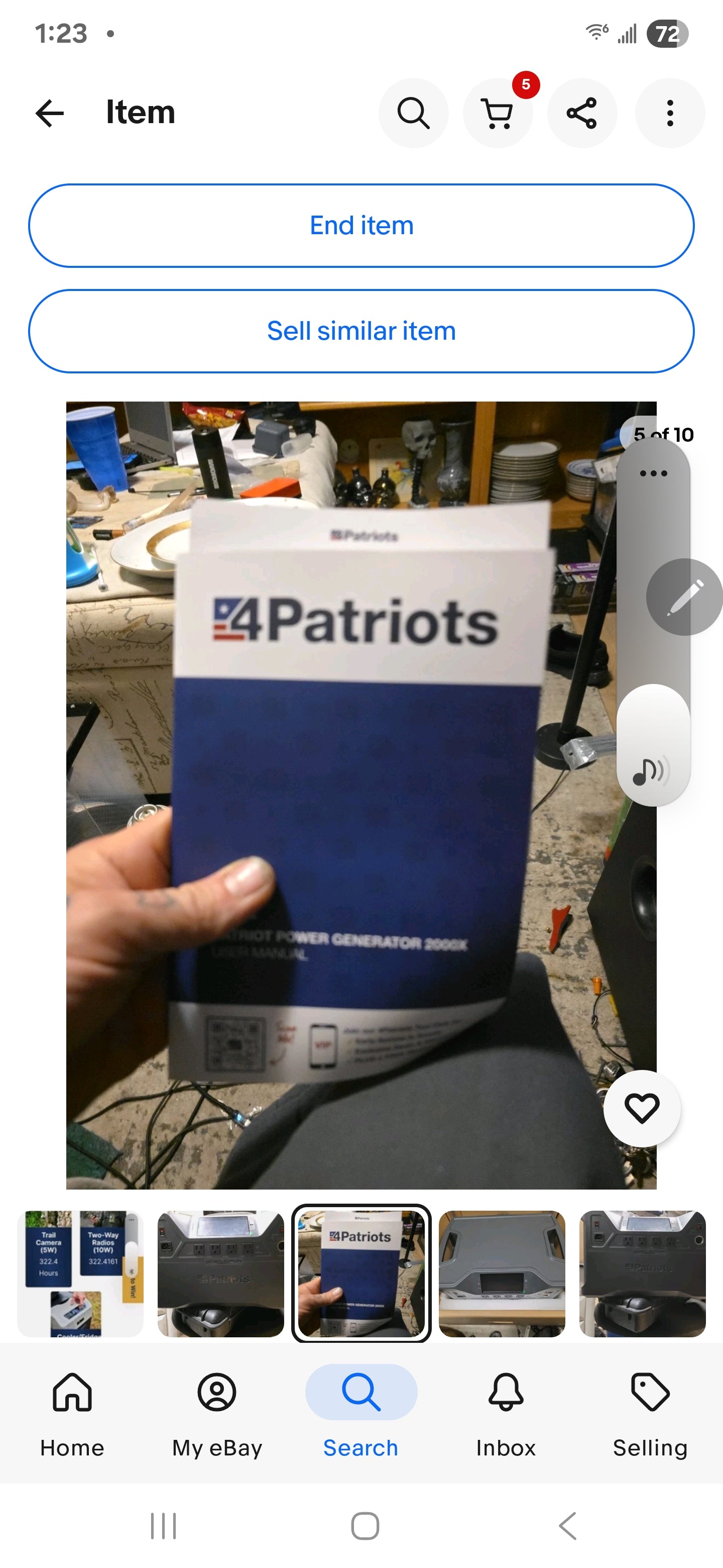Patriot Power Solar Generator 2000X